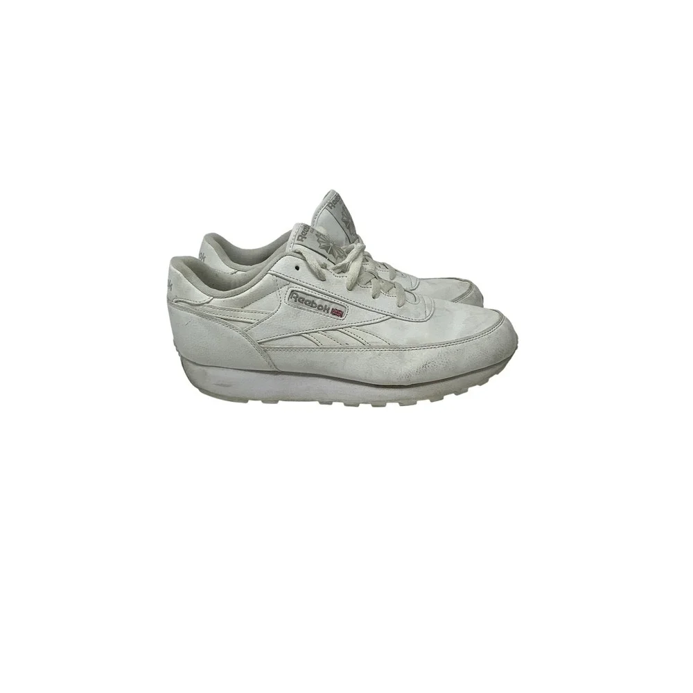 Reebok Classic Leather White Low Top Sneakers Mens 10.5 V67020